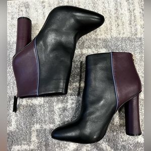 Cabi New Black/Wine Bisset Leather Bootie